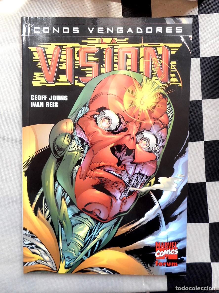 C&oacute;mics: ICONOS VENGADORES: LA VISI&Oacute;N (FORUM-MAYO 2003) GEOFF JOHNS - IVAN REIS