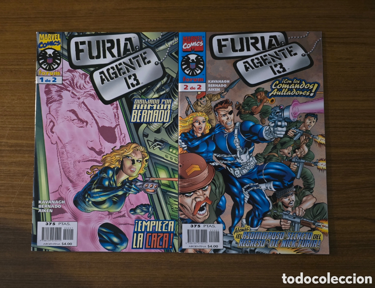 C&oacute;mics: FURIA AGENTE 13,NUMEROS 1 Y 2 COMPLETA,(MARVEL COMICS-FORUM) - Foto 1