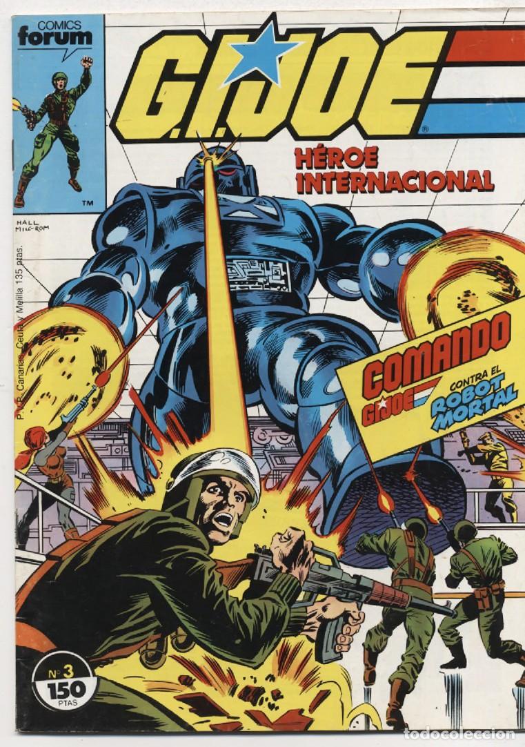 C&oacute;mics: COMIC COMANDO GIJOE N&ordm; 3 FORUM MARVEL COMICS 1987 BUEN ESTADO - Foto 1