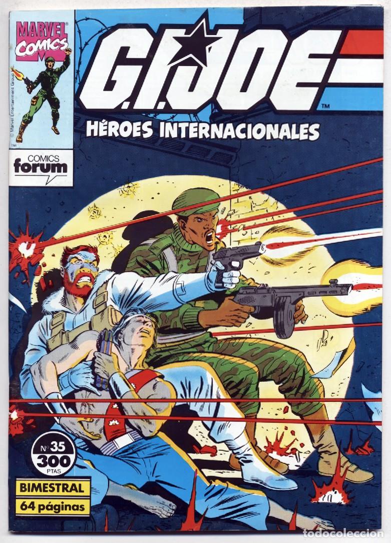 C&oacute;mics: COMIC COMANDO GIJOE N&ordm; 35 BIMESTRAL FORUM MARVEL COMICS 1991 BUEN ESTADO