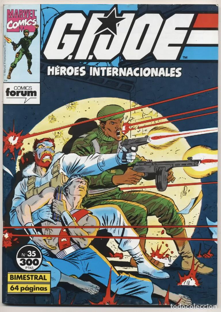 C&oacute;mics: COMIC COMANDO GIJOE N&ordm; 35 BIMESTRAL FORUM MARVEL COMICS 1991 MUY BUEN ESTADO