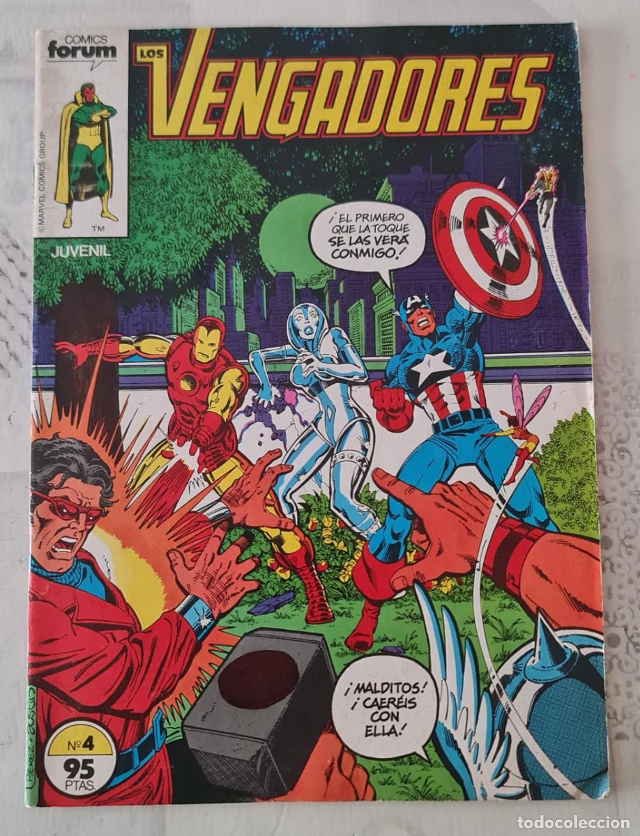 C&oacute;mics: LOS VENGADORES Vol 1 n&ordm; 4 de George Perez. Comics Forum 1983
