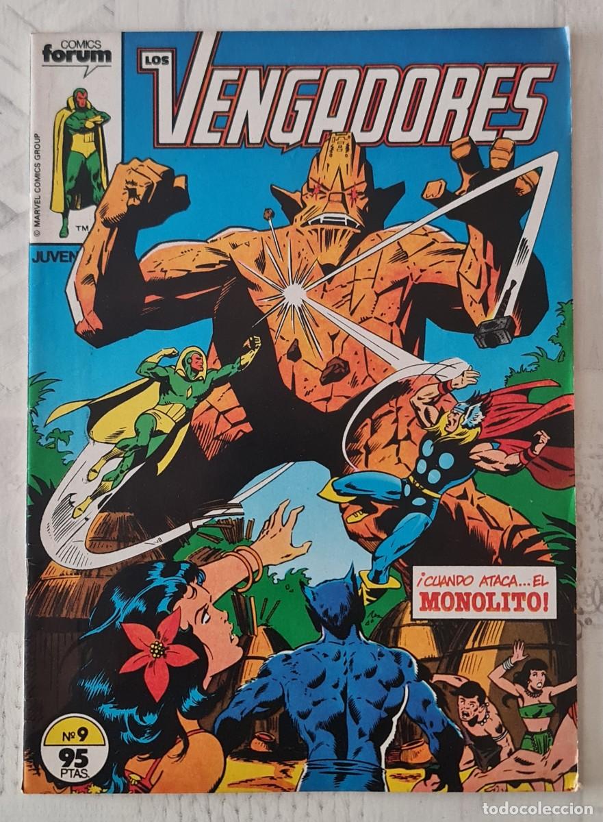 C&oacute;mics: LOS VENGADORES Vol 1 n&ordm; 9. Comics Forum 1983