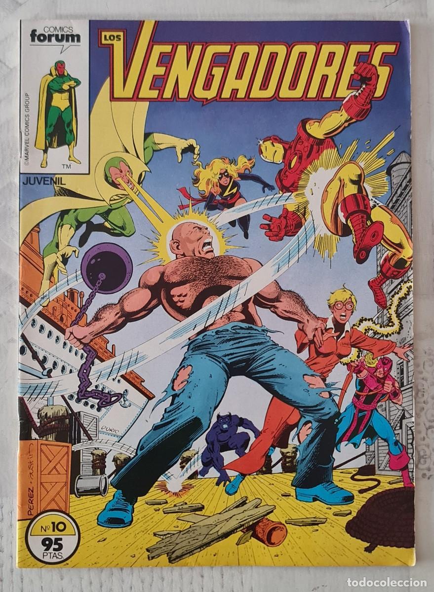 C&oacute;mics: LOS VENGADORES Vol 1 n&ordm; 10. Comics Forum 1983