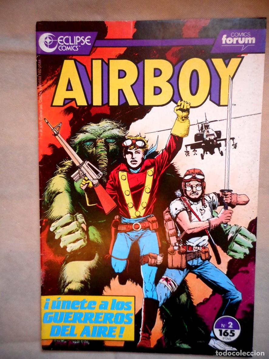 C&oacute;mics: AIRBOY N&ordm;2 (FORUM-ABRIL 1990) CHUCK DIXON - STAN WOCH - INCLUYE P&Oacute;STER