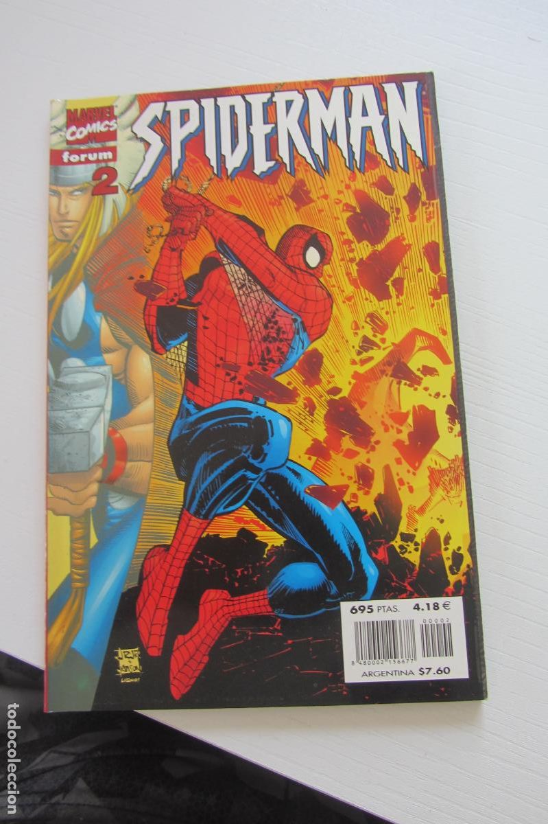 C&oacute;mics: SPIDERMAN VOL. 3 N&deg; 2 LOMO ROJO MARVEL FORUM ARX128