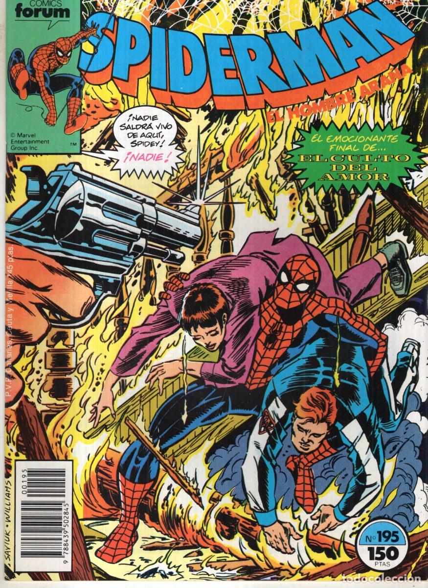 C&oacute;mics: SPIDERMAN VOL. 1 N&ordm; 195 1&ordf; EDICION - FORUM - MUY BUEN ESTADO
