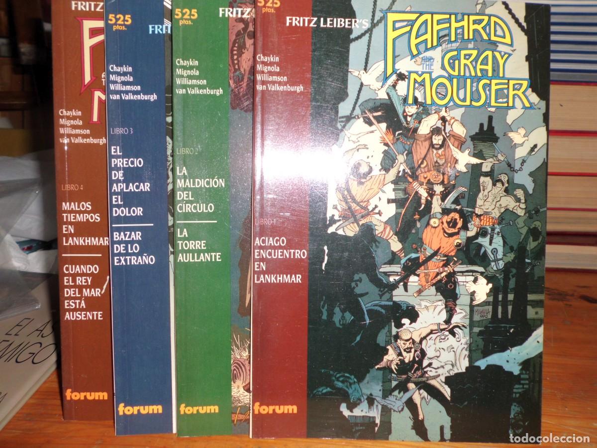 C&oacute;mics: FRITZA LEIBER'S FAFHRD AND THE GRAY MOUSER CHAYKIN, MIGNOLA, WILLIAMSON COMPLETA 4 N&ordm;