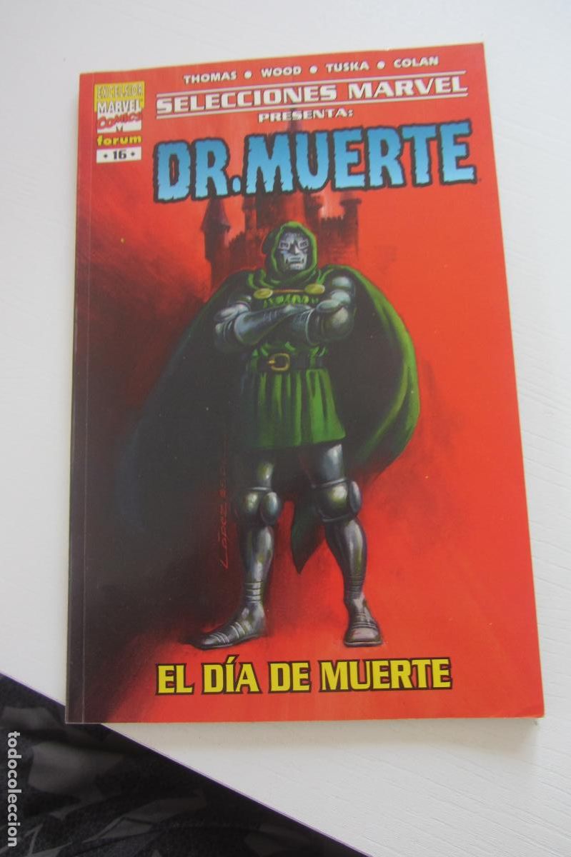 C&oacute;mics: SELECCIONES MARVEL N&ordm; 16. DR. MUERTE. EL D&Iacute;A DE MUERTE (Roy Thomas/Wally Wood) FORUM ARX129