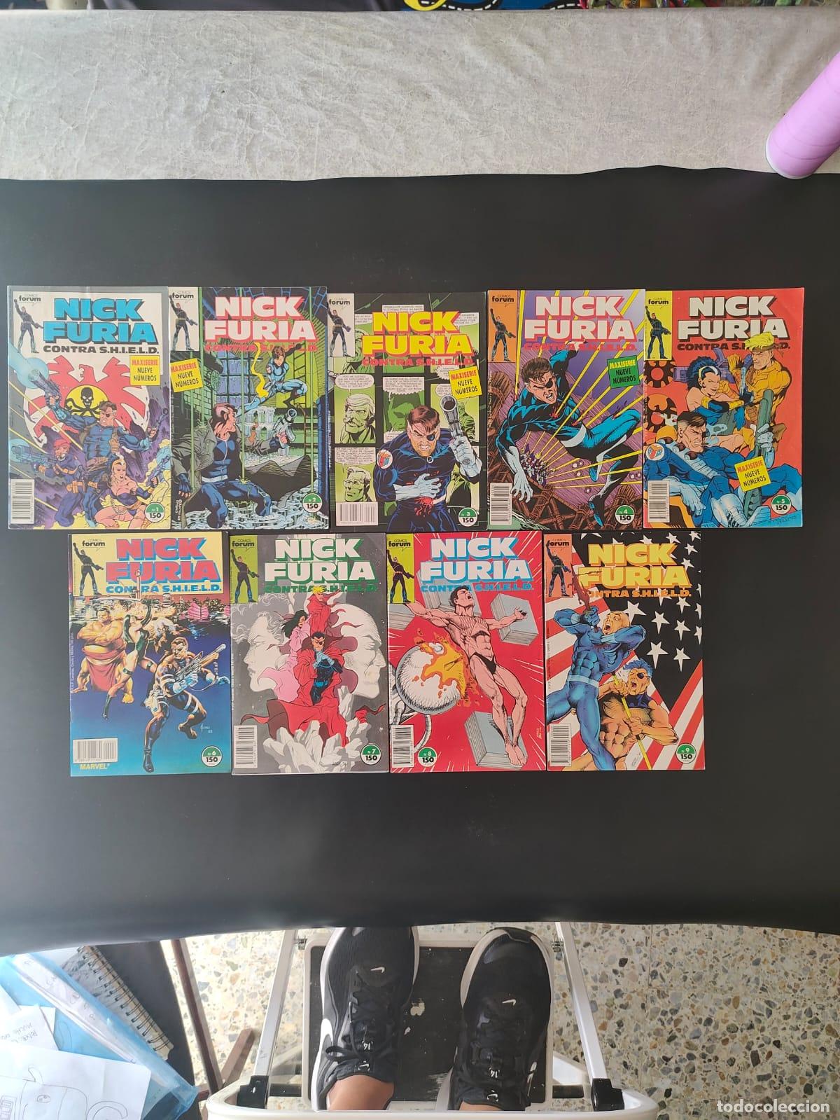 C&oacute;mics: NICK FURIA CONTRA SHIELD COMPLETA 9 NUMEROS