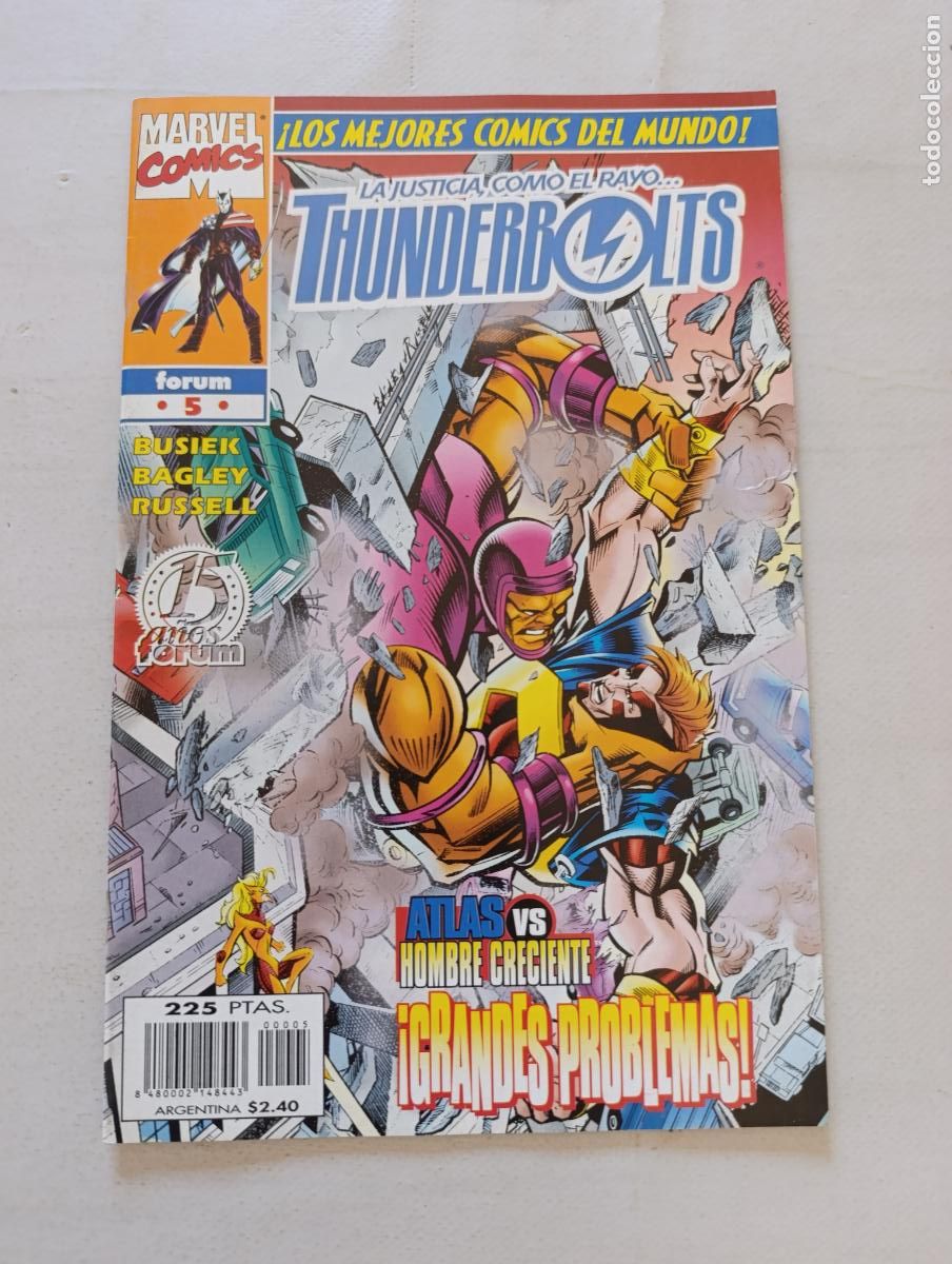 C&oacute;mics: THUNDERBOLTS VOL. 1 N&ordm; 5 - VOLUMEN 1 - MARVEL - FORUM (HZ1)