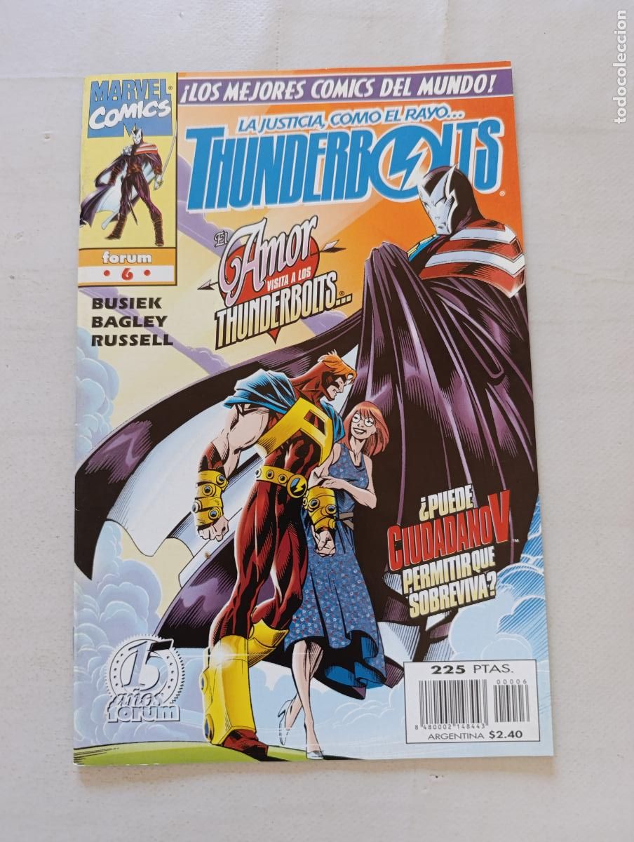 C&oacute;mics: THUNDERBOLTS VOL. 1 N&ordm; 6 - VOLUMEN 1 - MARVEL - FORUM (HZ1)