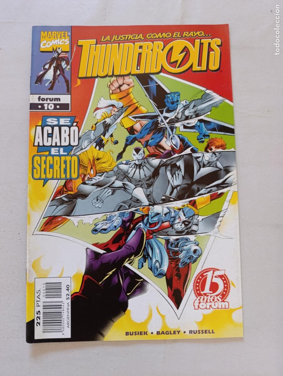 C&oacute;mics: THUNDERBOLTS VOL. 1 N&ordm; 10 - VOLUMEN 1 - MARVEL - FORUM (HZ1)