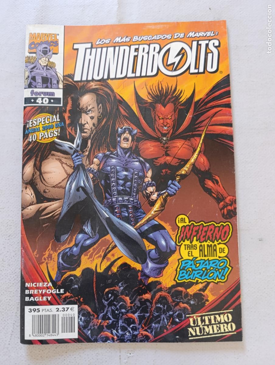 C&oacute;mics: THUNDERBOLTS VOL. 1 N&ordm; 40 - VOLUMEN 1 - MARVEL - FORUM (FJ)