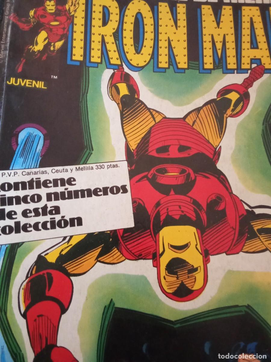 C&oacute;mics: IRON MAN. EL HOMBRE DE HIERRO. RETAPADO CONTIENE 5 NUMEROS. (31,32,33,34,35). COMICS FORUM 1987
