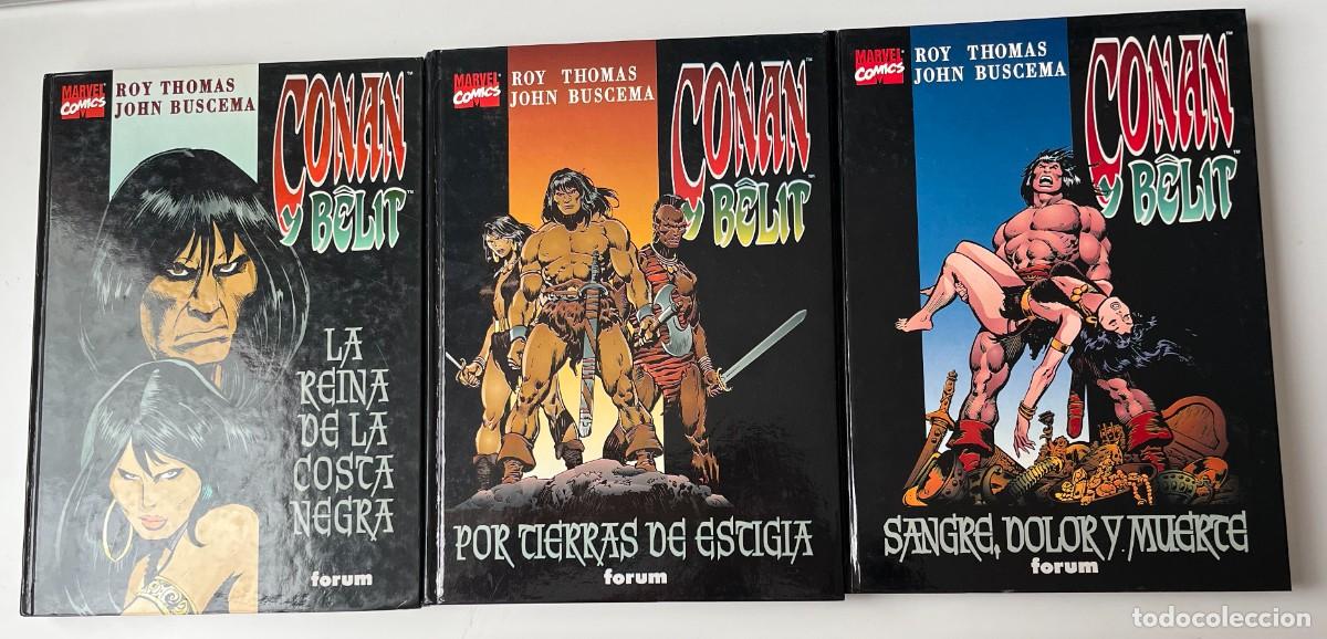 C&oacute;mics: CONAN Y BELIT 1 2 3 COMPLETA COMICS FORUM 1995