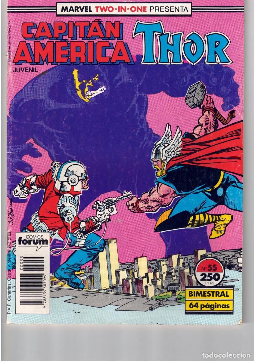 C&oacute;mics: Two in One Capit&aacute;n Am&eacute;rica Thor. Editorial F&oacute;rum.