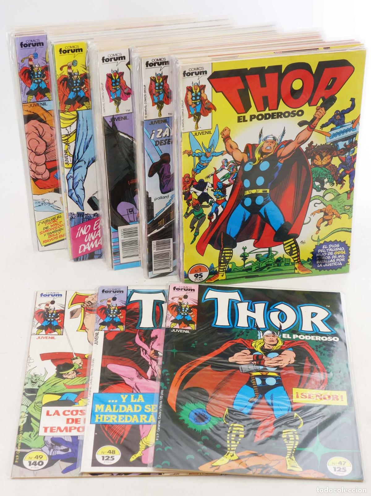 Comics: THOR VOL. 1 1 A 49. COMPLETA. Forum, 1983