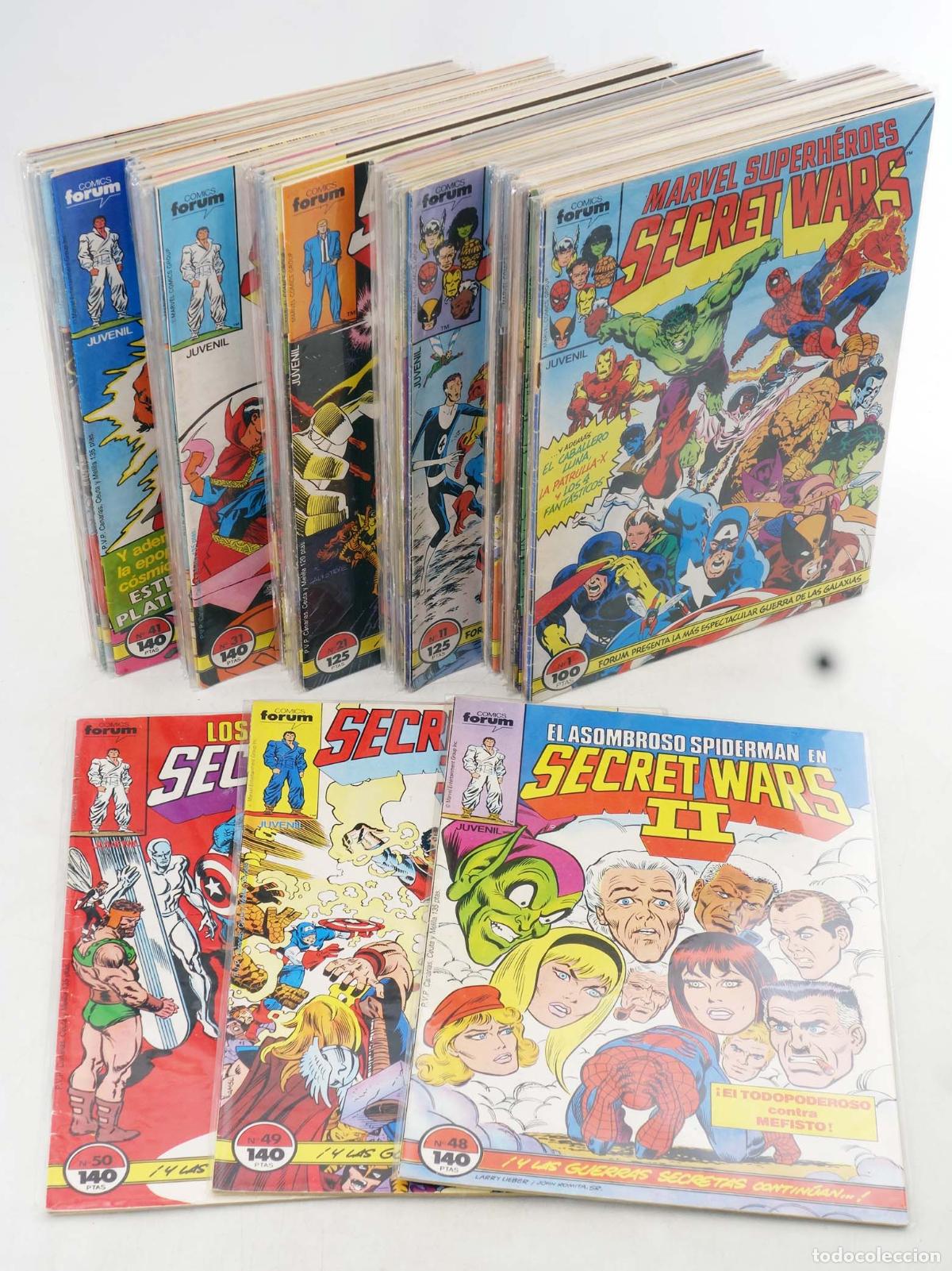 C&oacute;mics: SECRET WARS 1 A 50. COMPLETA. Forum, 1985 - Foto 1