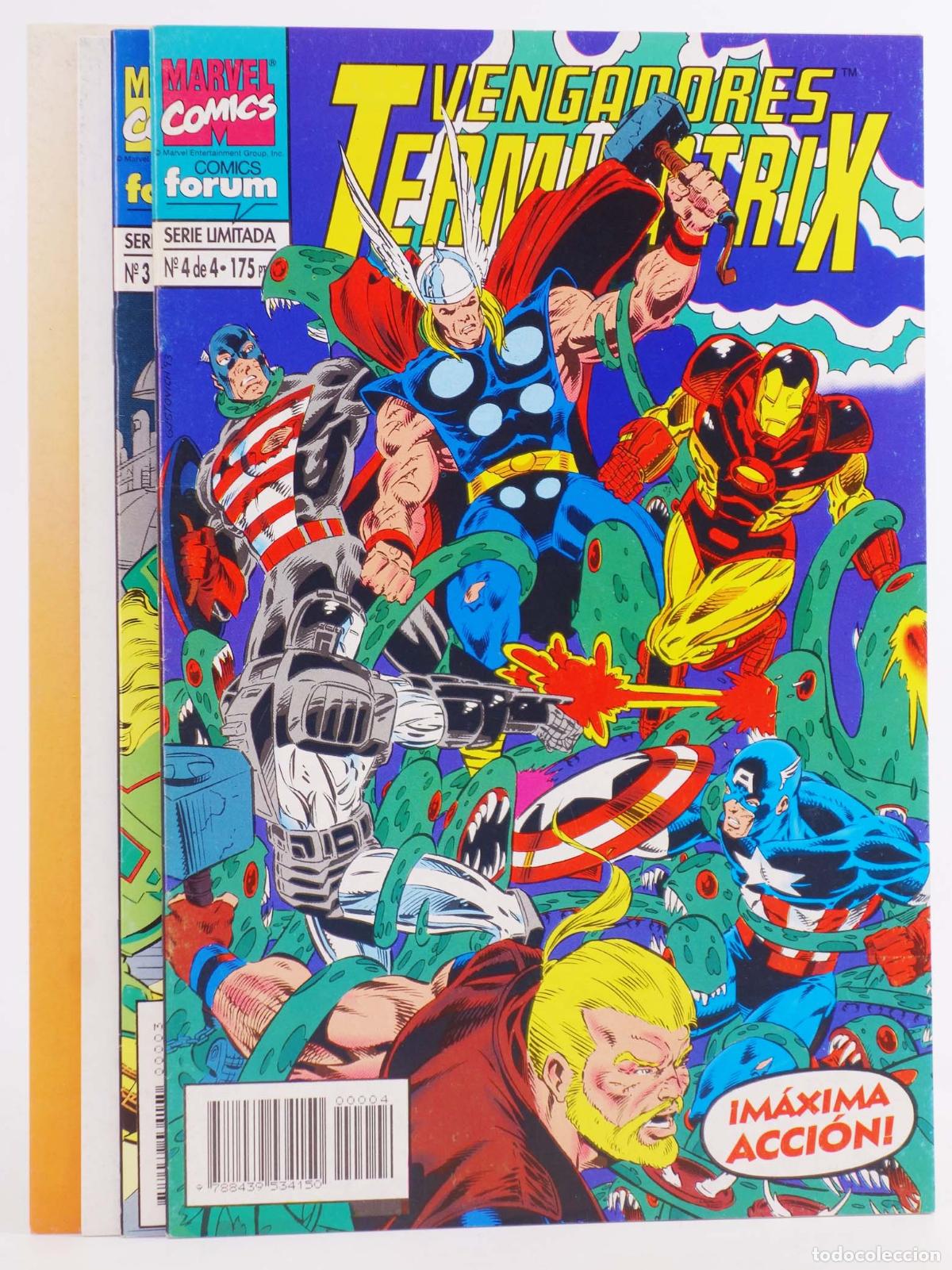 C&oacute;mics: VENGADORES: TERMINATRIX 1 A 4. COMPLETA. Forum, 1994 - Foto 2