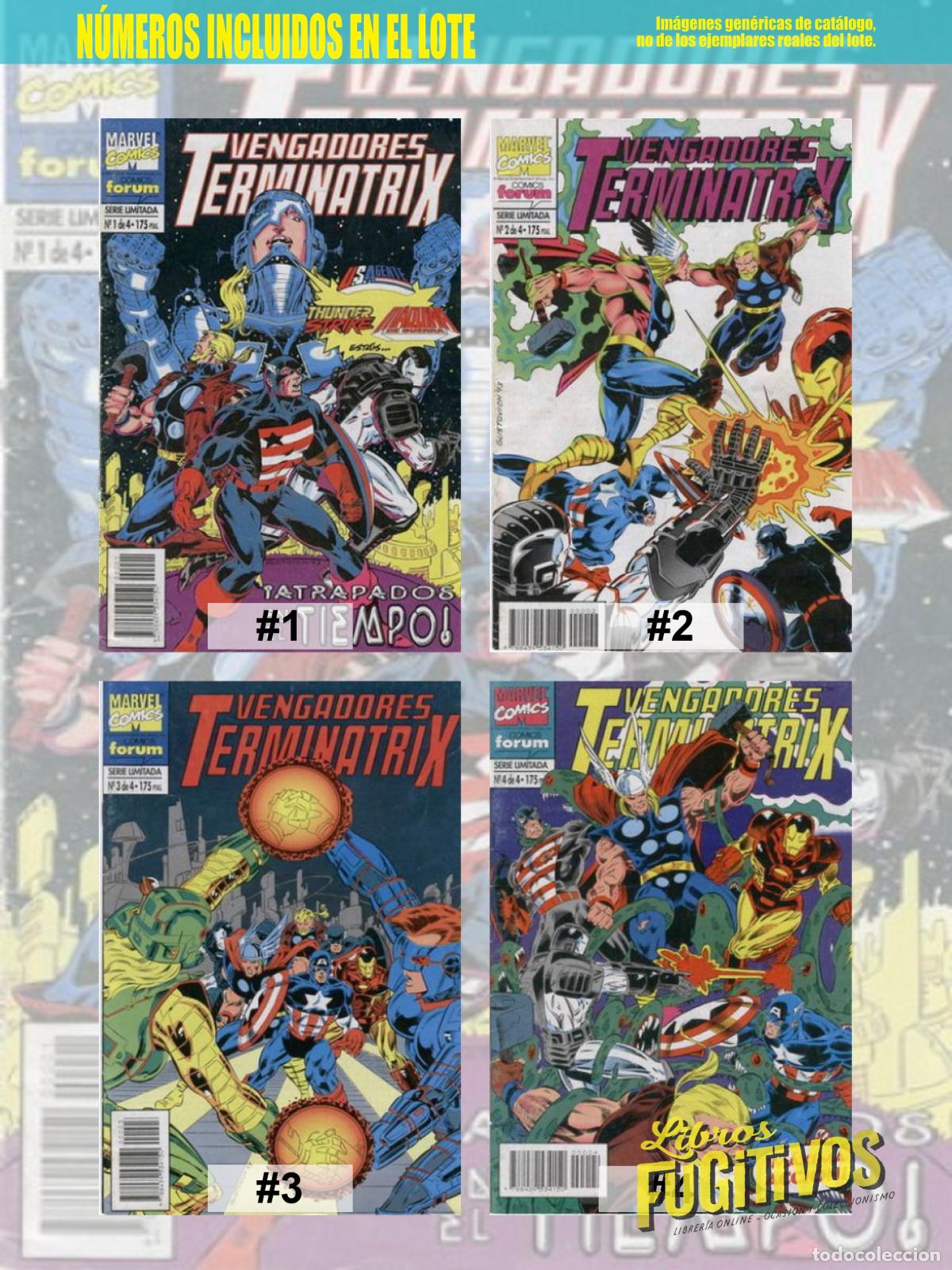 C&oacute;mics: VENGADORES: TERMINATRIX 1 A 4. COMPLETA. Forum, 1994 - Foto 3