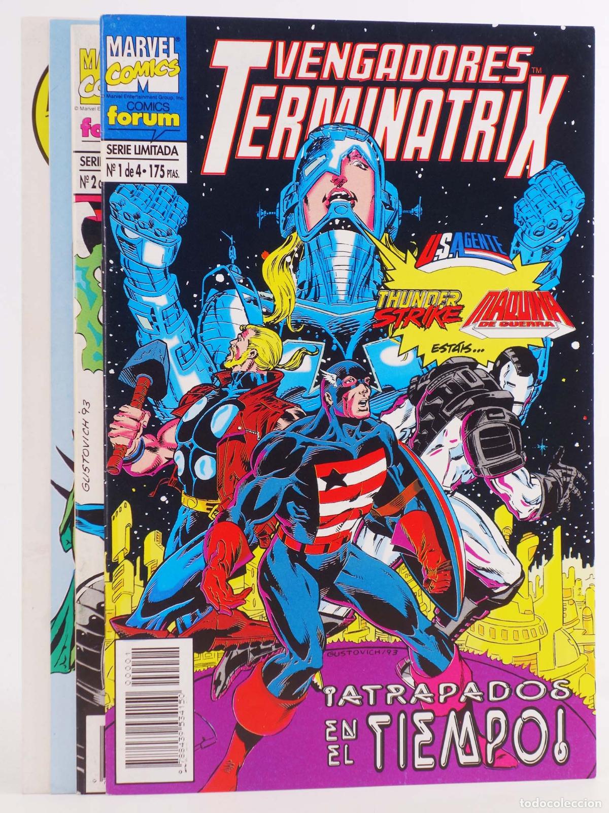 Comics: VENGADORES: TERMINATRIX 1 A 4. COMPLETA. Forum, 1994