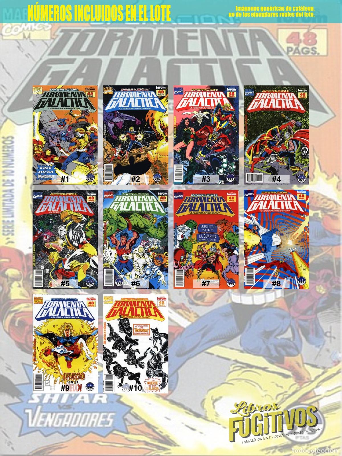 C&oacute;mics: OPERACI&Oacute;N TORMENTA GALACTICA 1 A 10. COMPLETA. Forum, 1992 - Foto 3