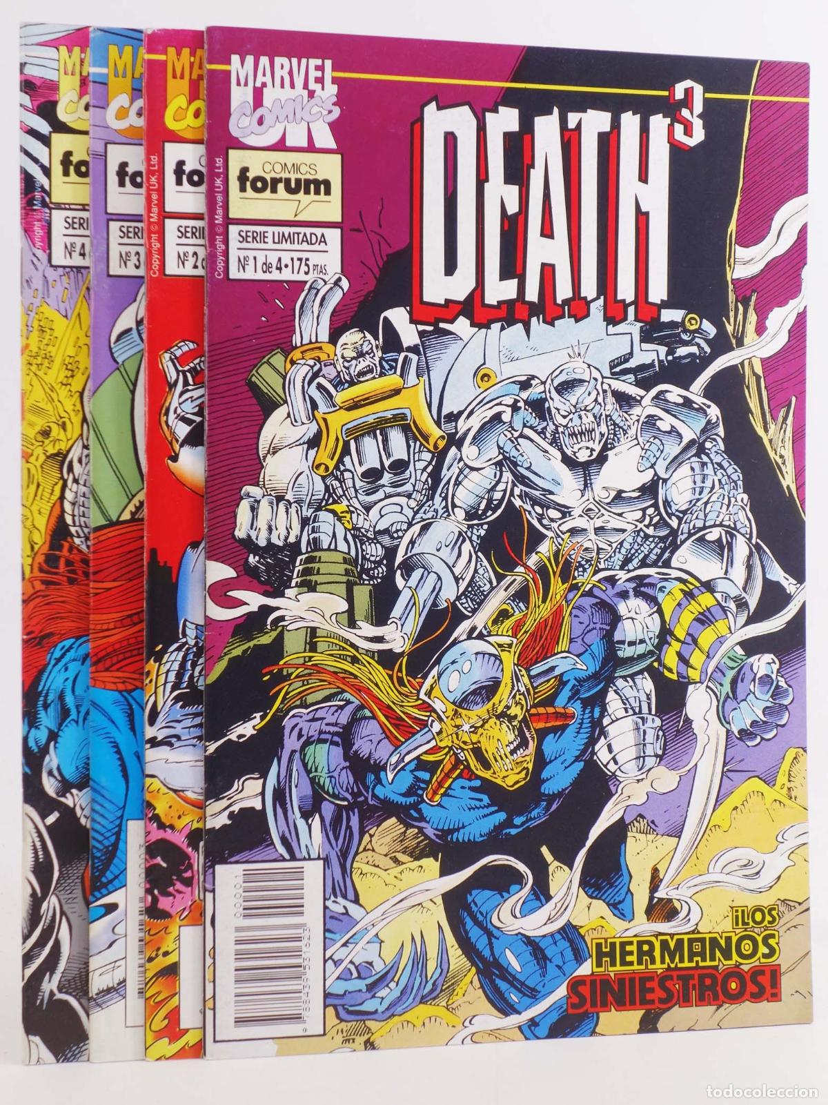 C&oacute;mics: DEATH 3 1 A 4. COMPLETA. Forum, 1994