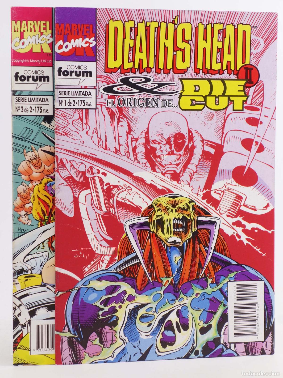 C&oacute;mics: DEATH'S HEAD II EL ORIGEN DE DIE CUT 1 A 2. COMPLETA. Forum, 1994