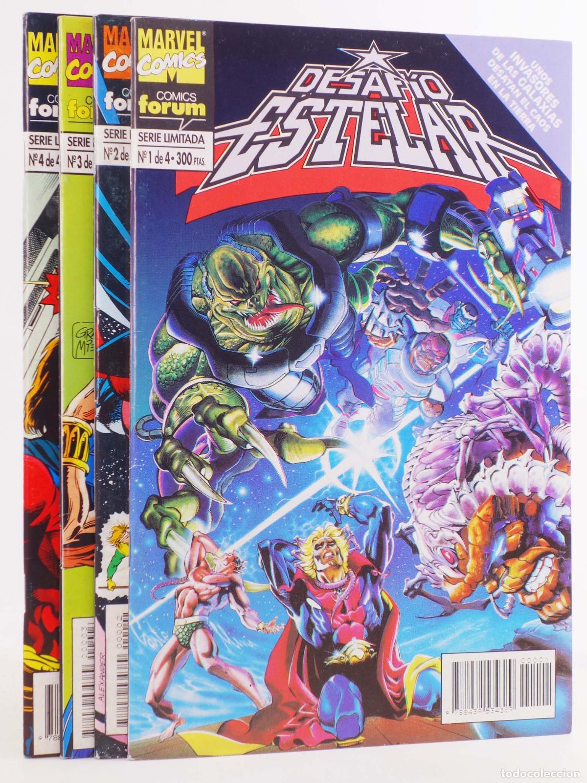 C&oacute;mics: DESAF&Iacute;O ESTELAR 1 A 4. COMPLETA. Forum, 1994