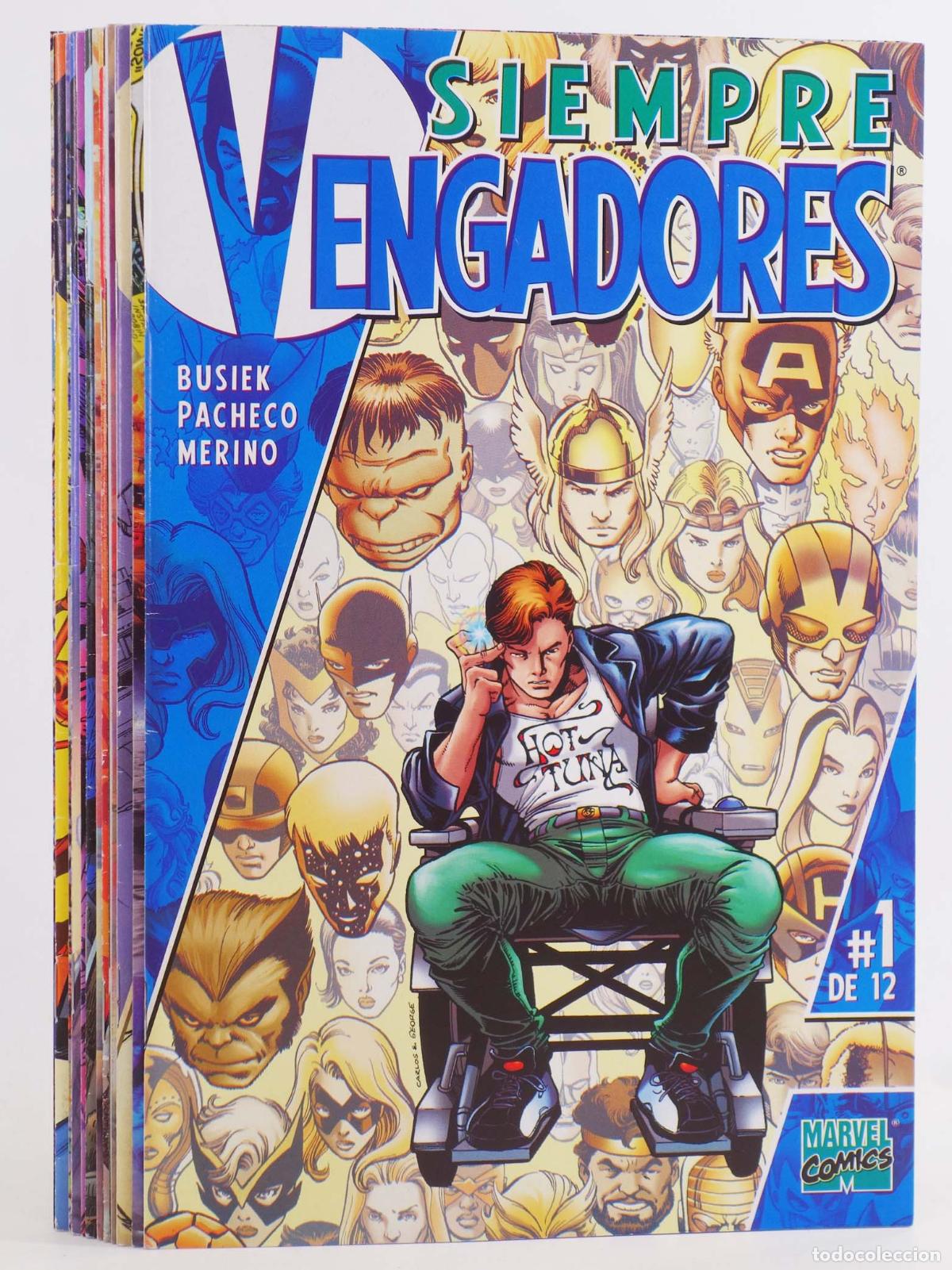 C&oacute;mics: SIEMPRE VENGADORES 1 A 12. COMPLETA. Forum, 1999 - Foto 2