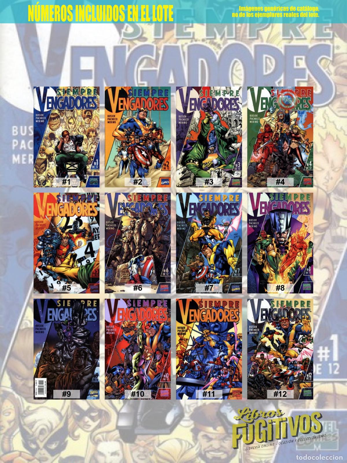 C&oacute;mics: SIEMPRE VENGADORES 1 A 12. COMPLETA. Forum, 1999 - Foto 3