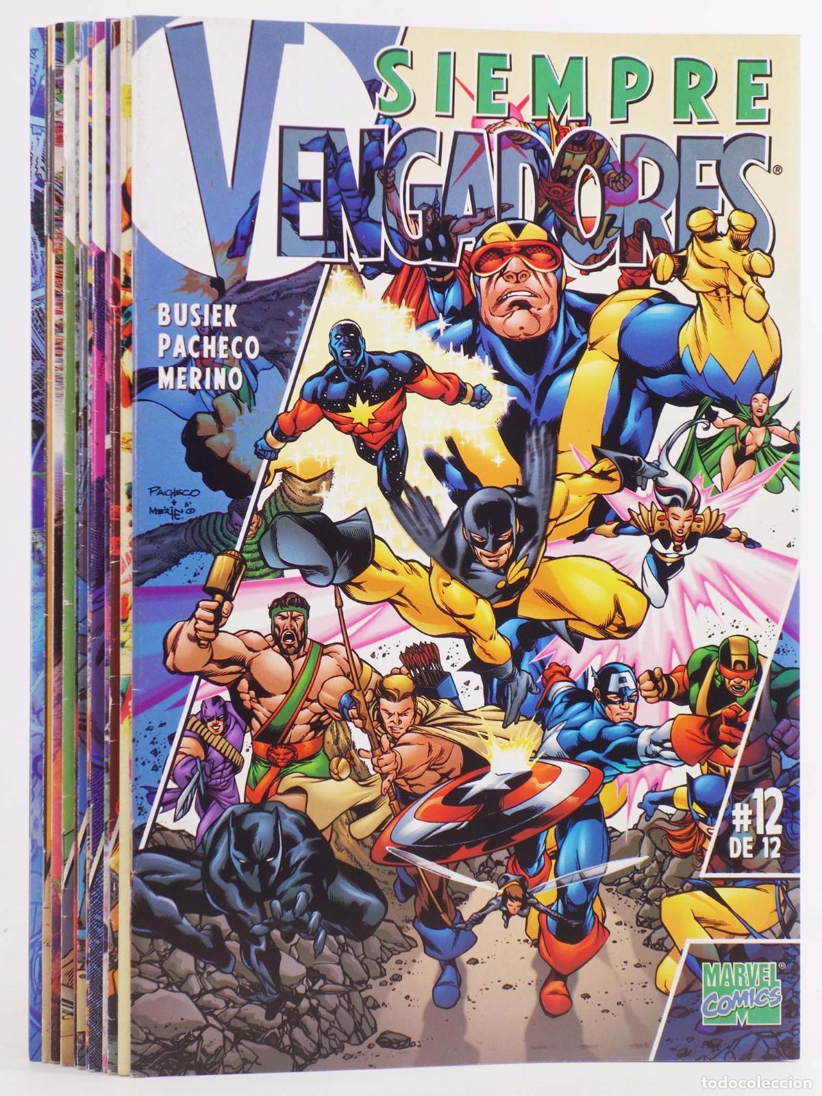 Comics: SIEMPRE VENGADORES 1 A 12. COMPLETA. Forum, 1999