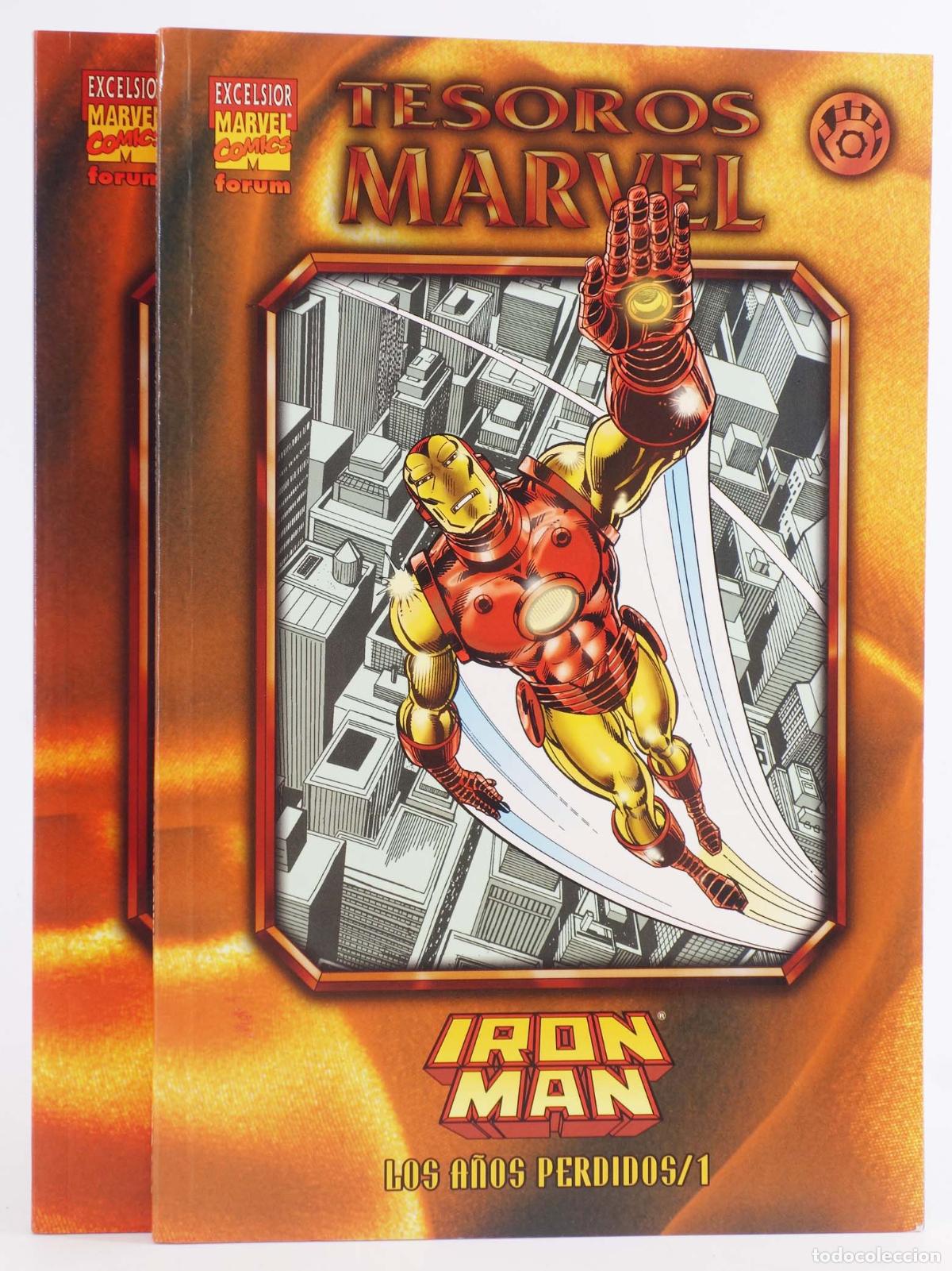 Comics: TESOROS MARVEL 7,8. IRON MAN LOS A&Ntilde;OS PERDIDOS COMPLETA. Forum, 1998