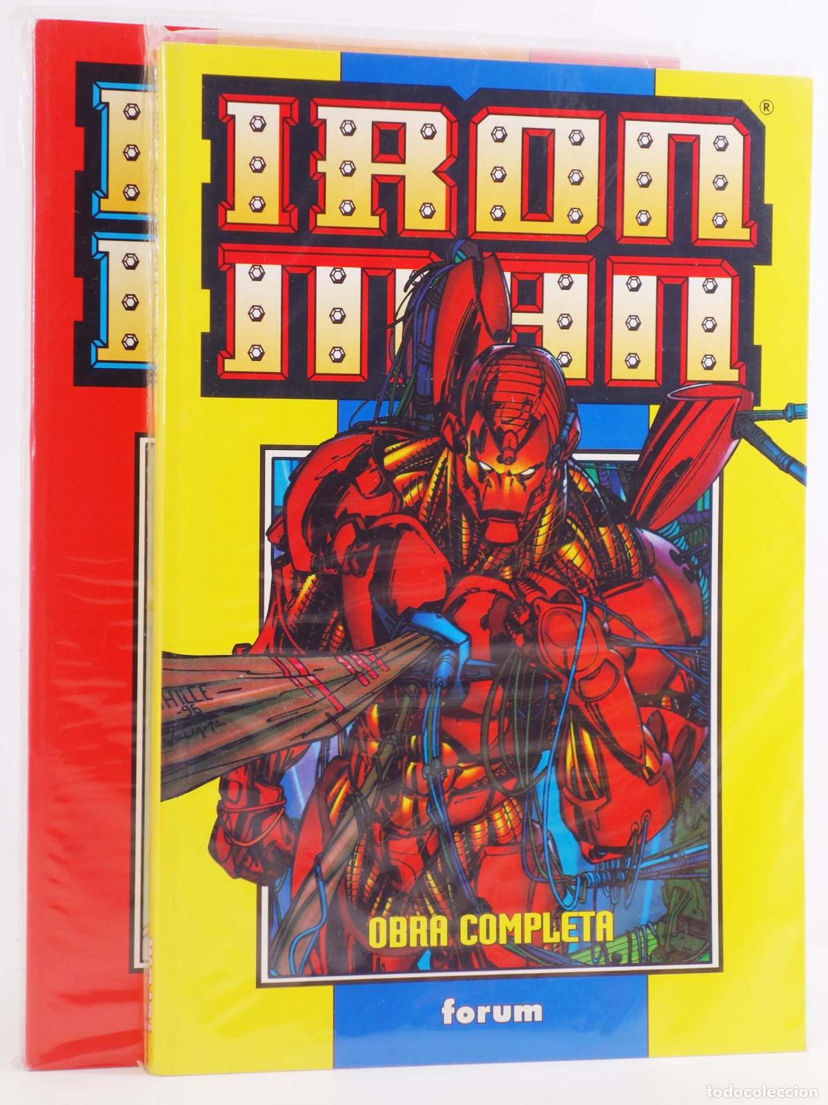 Comics: IRON MAN VOL. 4 HEROES REBORN 1 A 12. COMPLETA EN 2 RETAPADOS. Forum, 1997