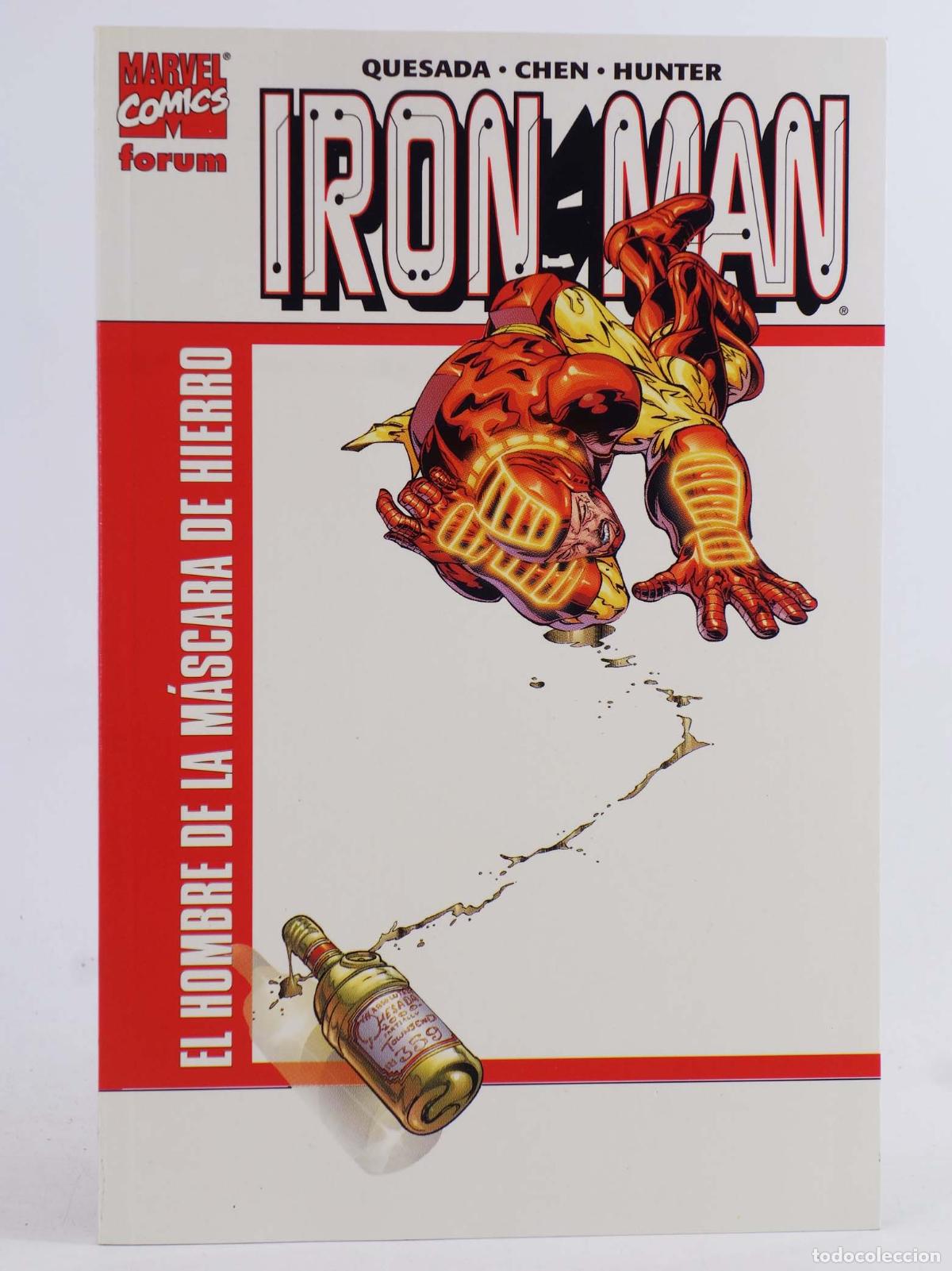 Comics: IRON MAN EL HOMBRE DE LA M&Aacute;SCARA DE HIERRO (Joe Quesada/Alitha Mart&iacute;nez/Sean Chen) Forum, 2001