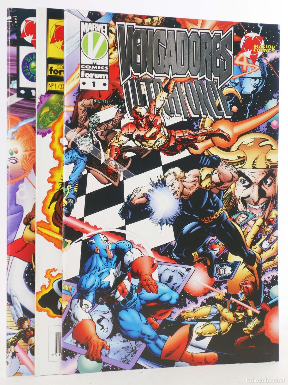 C&oacute;mics: ULTRAFORCE VENGADORES 1 A 2. COMPLETA. Forum, 1996 - Foto 2