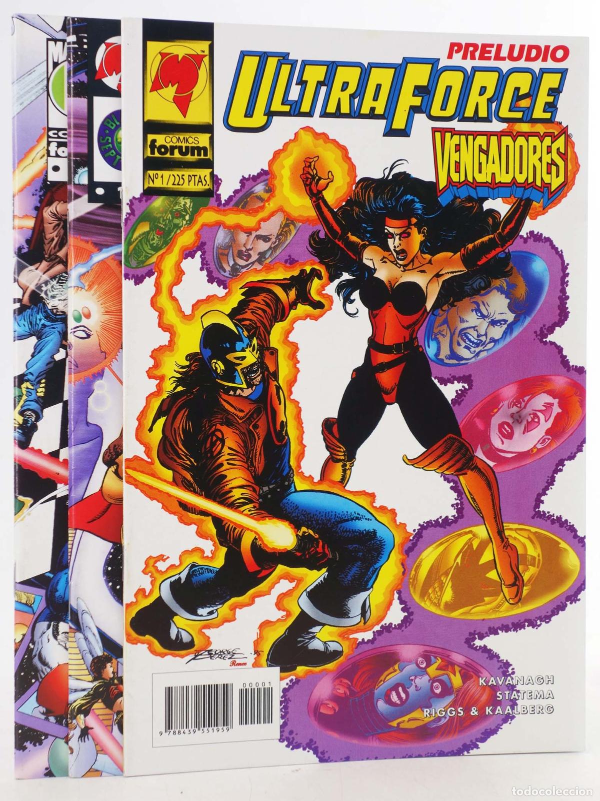 C&oacute;mics: ULTRAFORCE VENGADORES 1 A 2. COMPLETA. Forum, 1996 - Foto 3