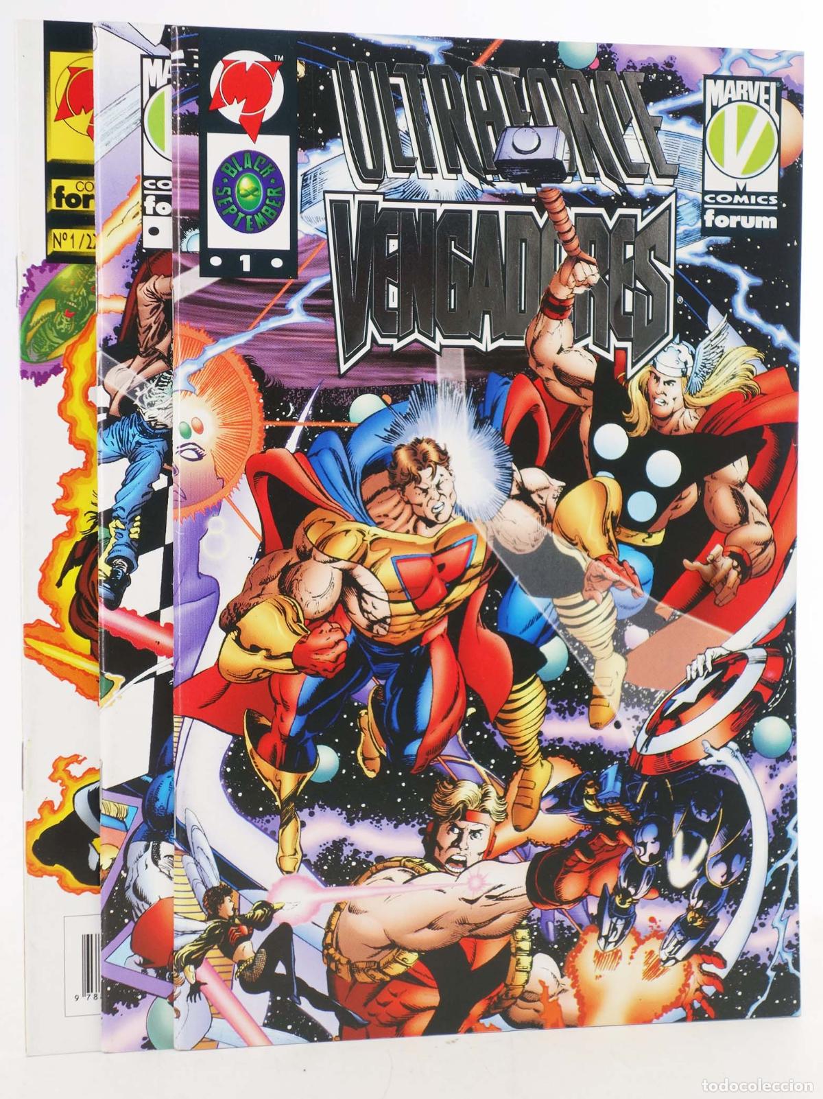 Comics: ULTRAFORCE VENGADORES 1 A 2. COMPLETA. Forum, 1996