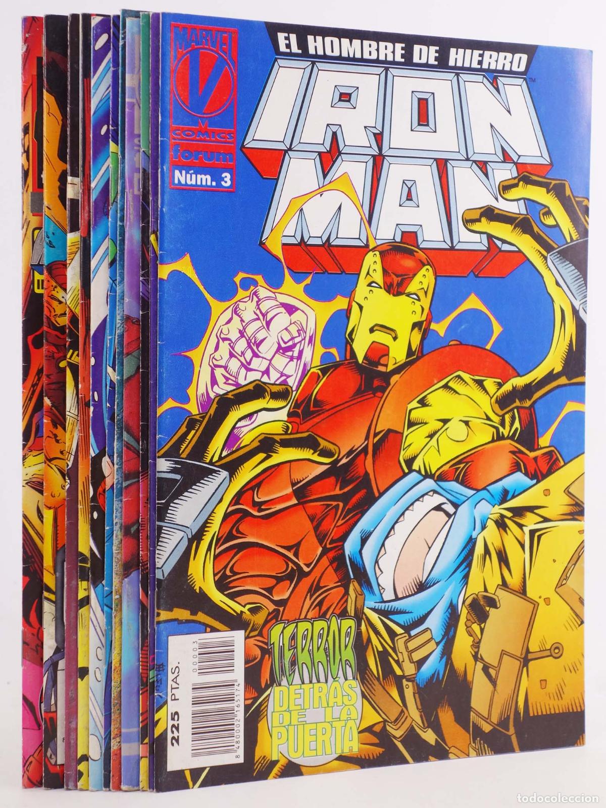 Comics: IRON MAN VOL. 3 - MARVELUTION 3 A 13. CASI COMPLETA FALTA 1 Y 2. Forum, 1996