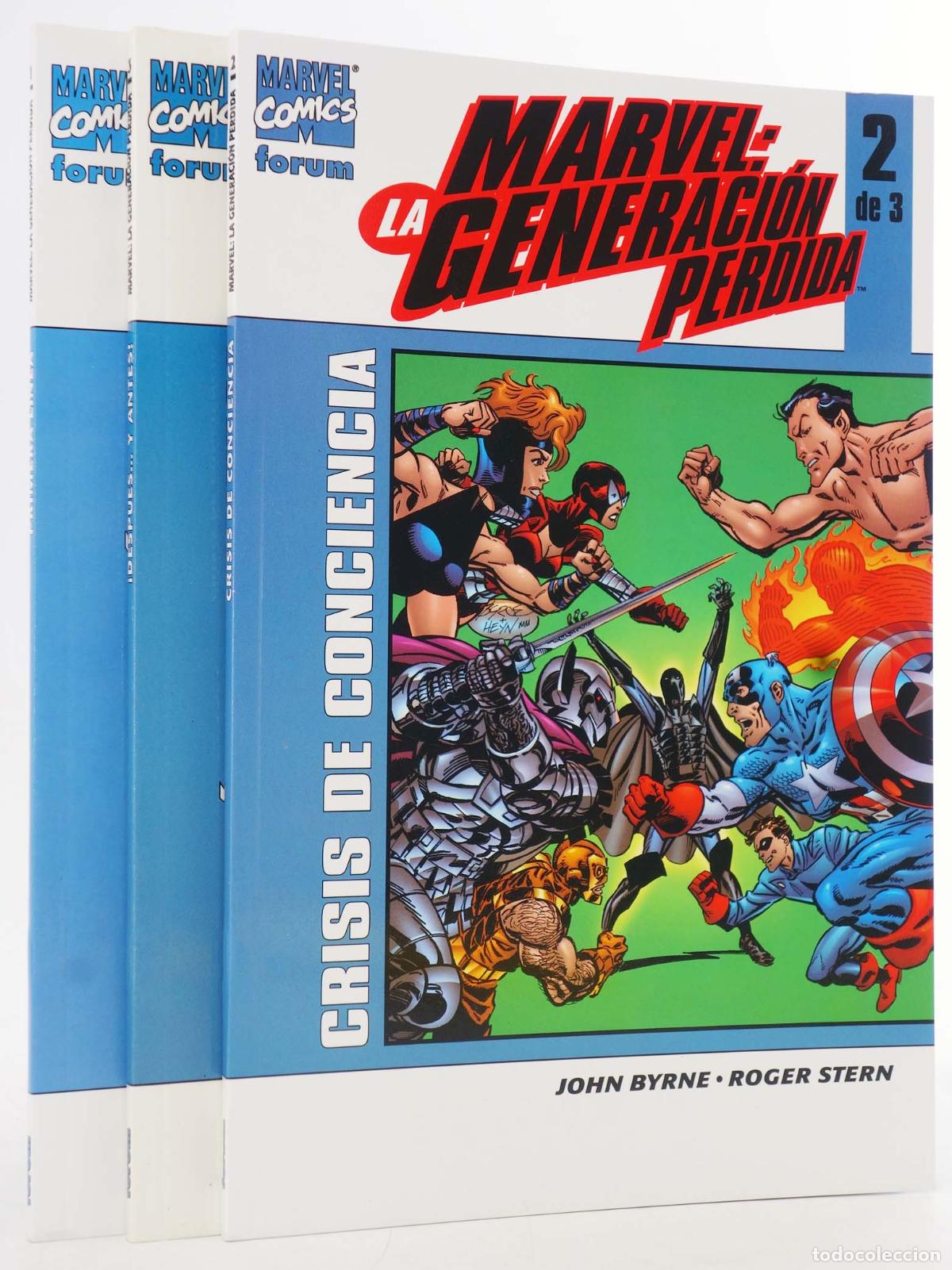 C&oacute;mics: MARVEL LA GENERACI&Oacute;N PERDIDA 1 A 3. COMPLETA. Forum, 2003 - Foto 2