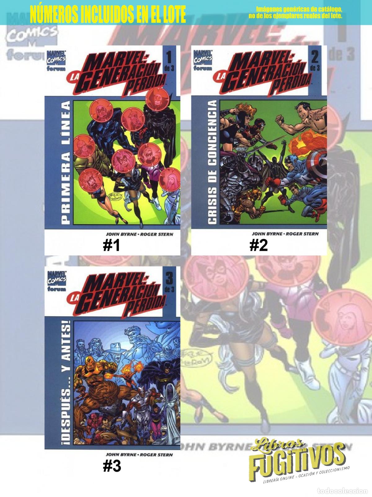 C&oacute;mics: MARVEL LA GENERACI&Oacute;N PERDIDA 1 A 3. COMPLETA. Forum, 2003 - Foto 3