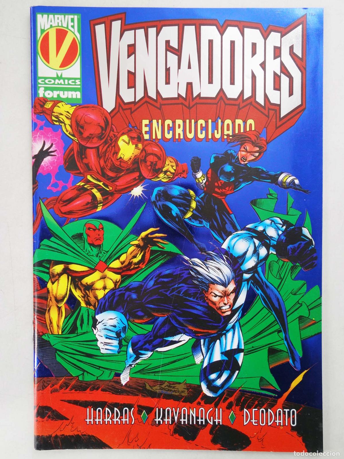 C&oacute;mics: VENGADORES: ENCRUCIJADA (Bob Harras/Terry Kavanagh/Mike Deodato Jr.) Forum, 1996