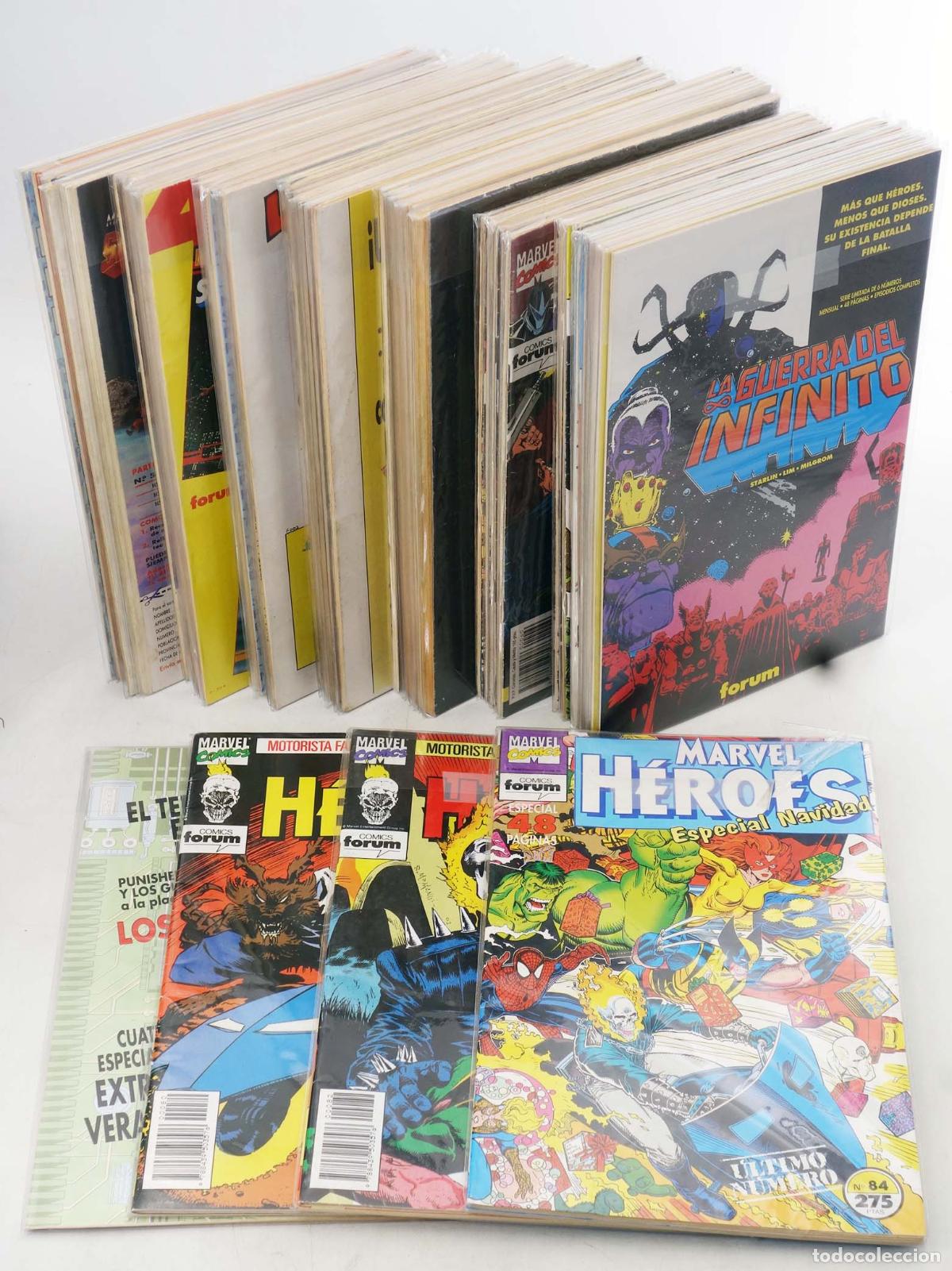 C&oacute;mics: MARVEL H&Eacute;ROES 1 A 84. COMPLETA. Forum, 1987 - Foto 2