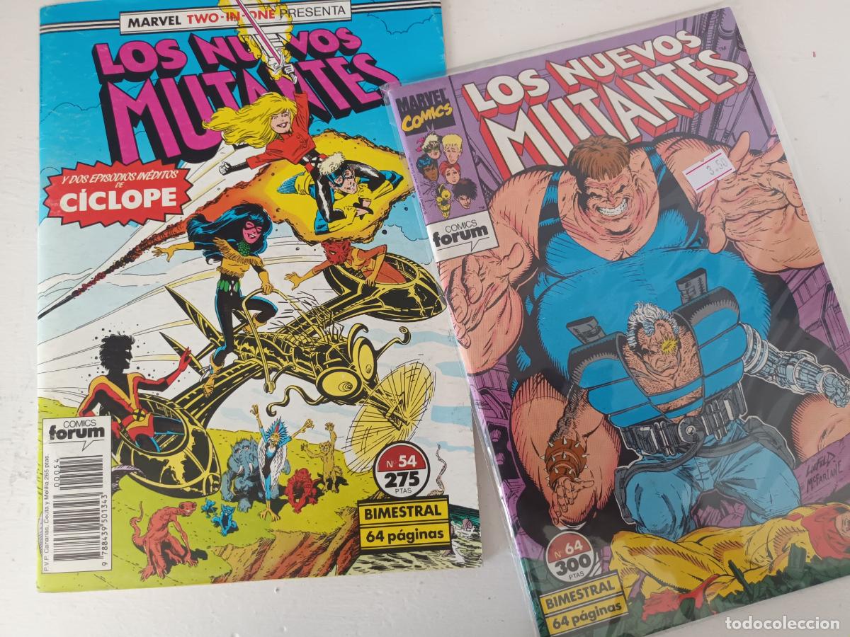 C&oacute;mics: Nuevos Mutantes. 2 n&uacute;meros sueltos dobles