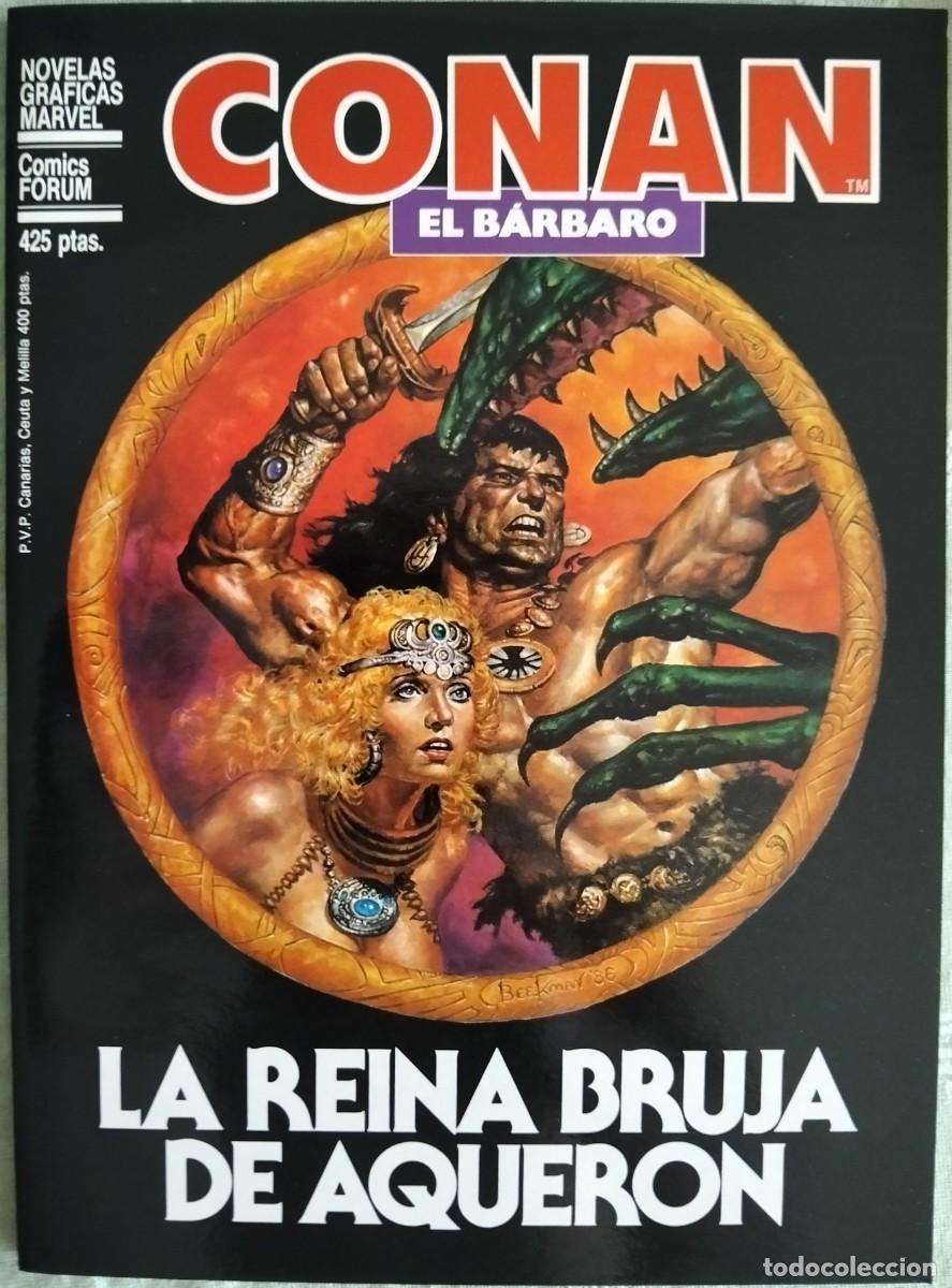 C&oacute;mics: CONAN: LA REINA BRUJA DE AQUERON. EDICIONES FORUM (Novela Gr&aacute;fica r&uacute;stica sin solapas)