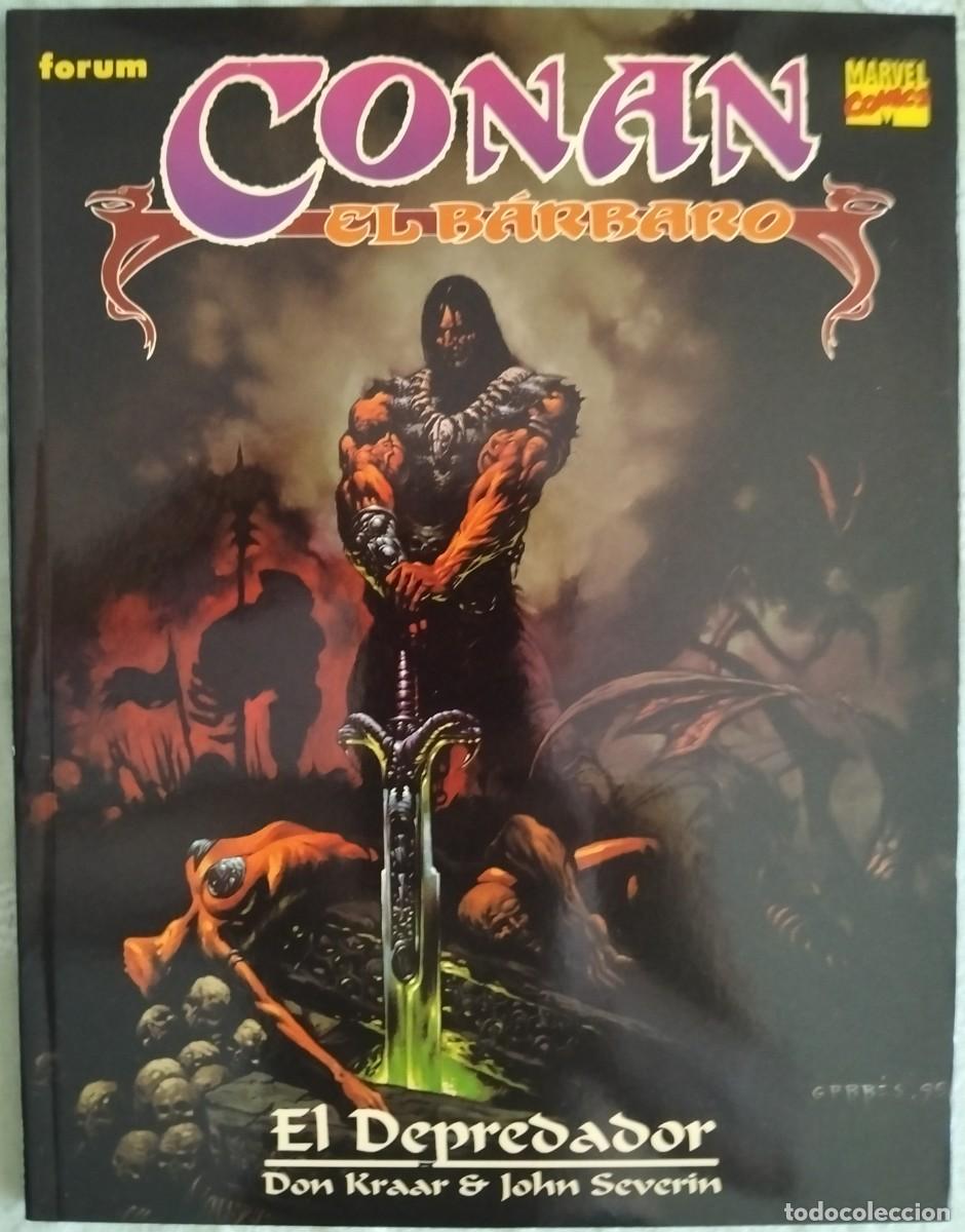 C&oacute;mics: CONAN: EL DEPREDADOR. EDICIONES FORUM (Novela Gr&aacute;fica r&uacute;stica con solapas)