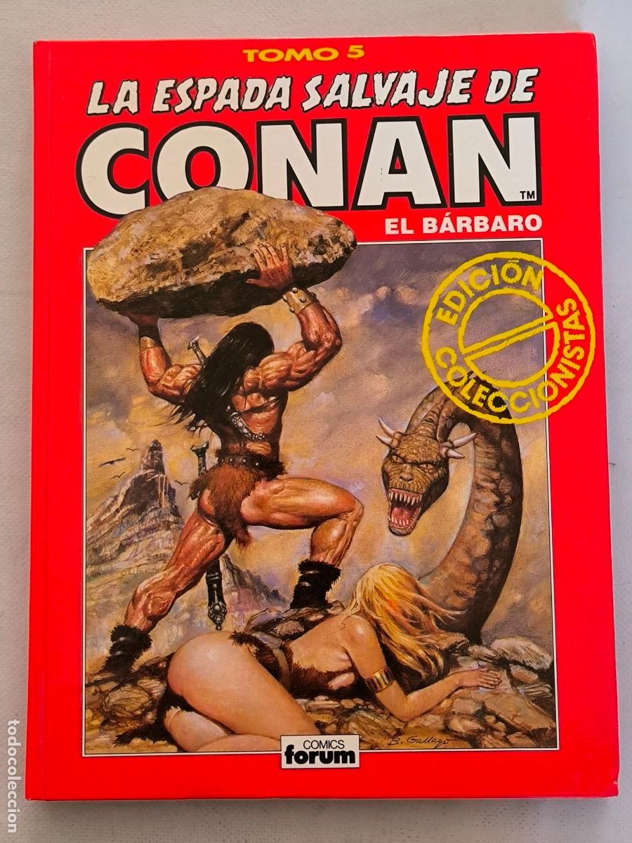 C&oacute;mics: LA ESPADA SALVAJE DE CONAN EL BARBARO TOMO 5 - EDICION COLECCIONISTA - TAPA DURA (CI)