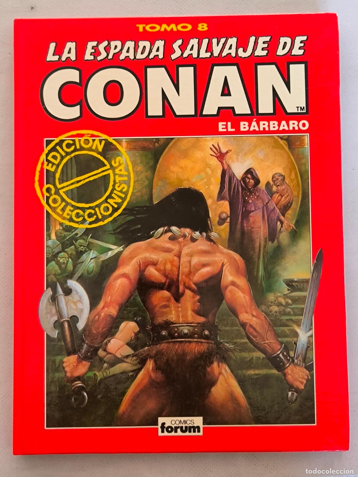 C&oacute;mics: LA ESPADA SALVAJE DE CONAN EL BARBARO TOMO 8 - EDICION COLECCIONISTA - TAPA DURA (CI)