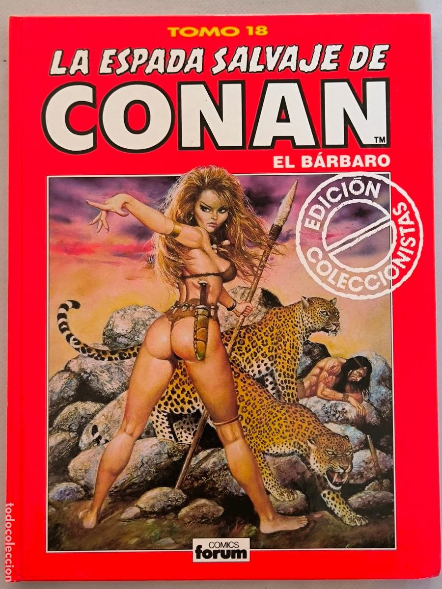 C&oacute;mics: LA ESPADA SALVAJE DE CONAN EL BARBARO TOMO 18 - EDICION COLECCIONISTA - TAPA DURA (249)